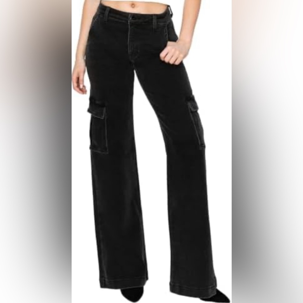 LOFT Black Cargo Pants loft